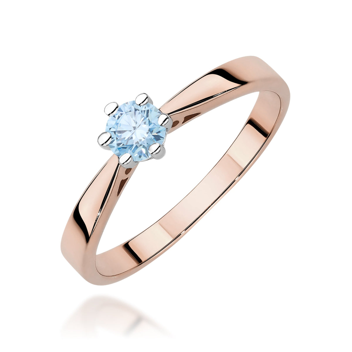 Diamant-Ring Echtgold Solitär ab 0,08 ct
