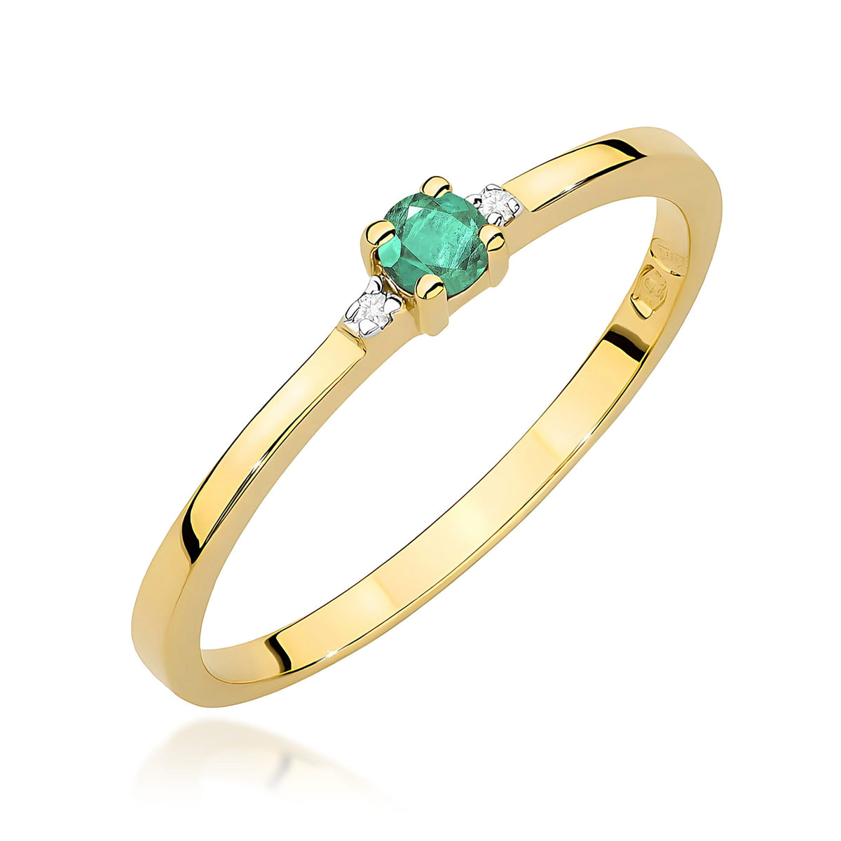 Diamant-Ring Echtgold Mehrstein ab 0,019 ct