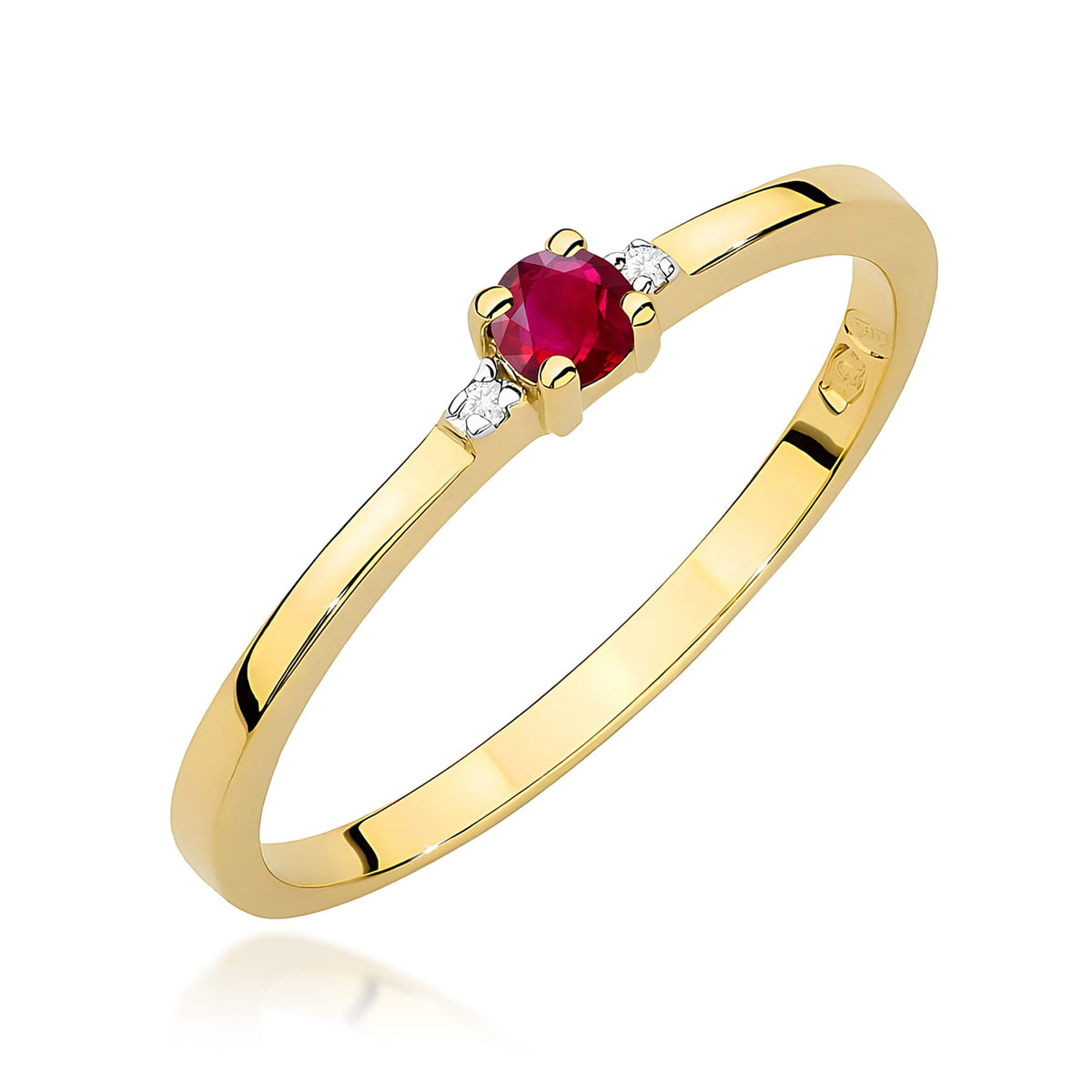 Diamant-Ring Echtgold Mehrstein ab 0,019 ct