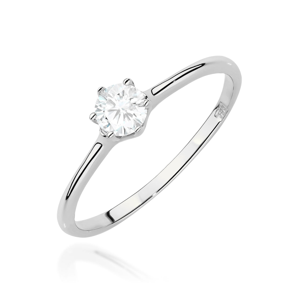 Diamant-Ring Echtgold Solitär ab 0,21 ct
