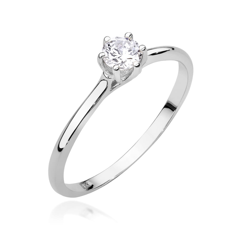 Diamant-Ring Echtgold Solitär ab 0,21 ct