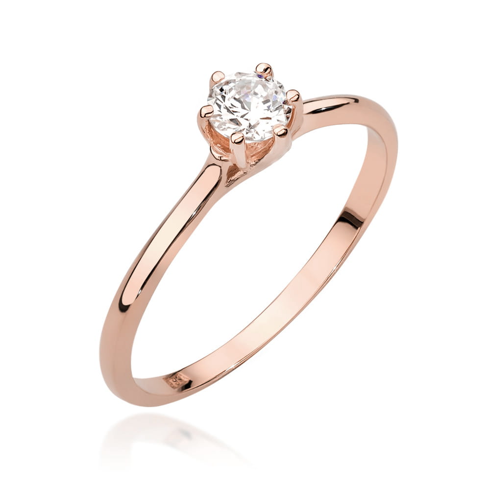 Diamant-Ring Echtgold Solitär ab 0,21 ct