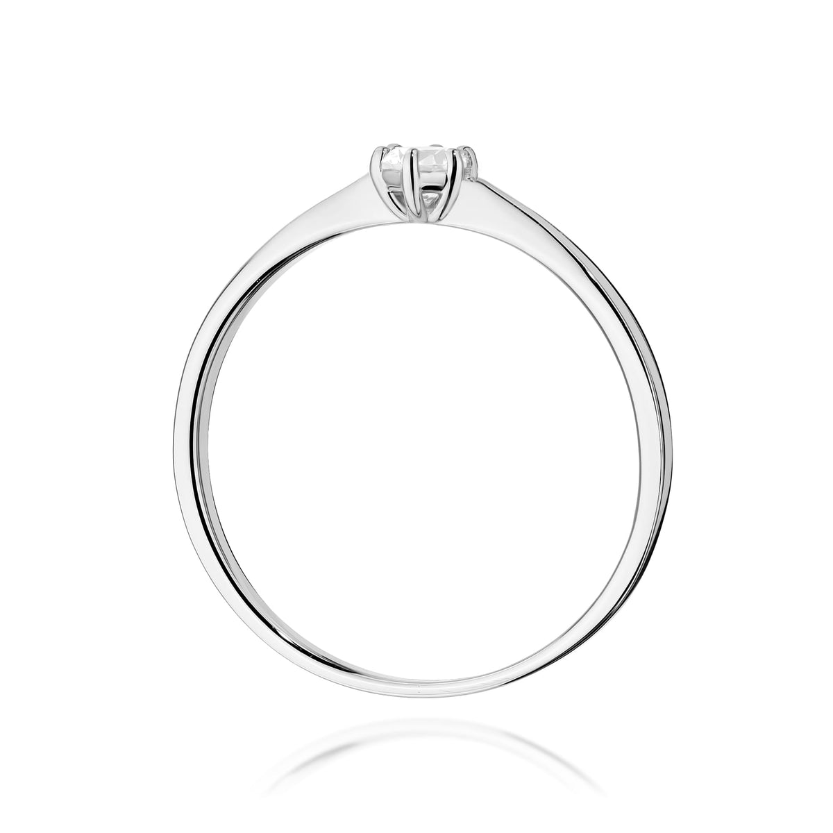 Diamant-Ring Echtgold Solitär ab 0,10 ct – Ansicht