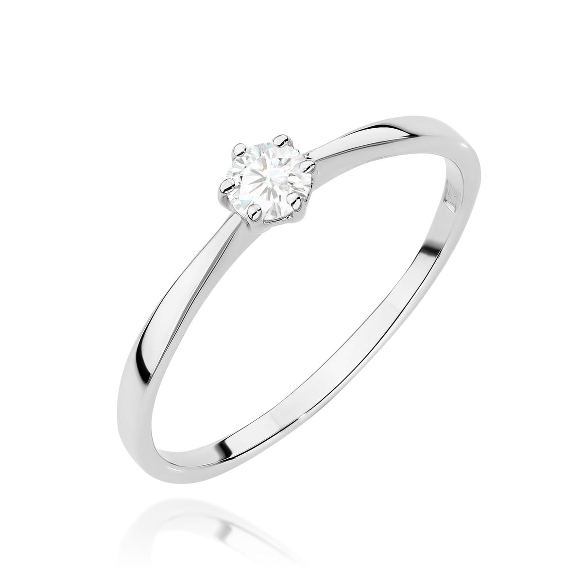Diamant-Ring Echtgold Solitär ab 0,10 ct
