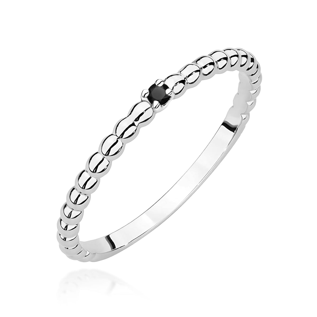 Diamant-Ring Echtgold Stapelring ca. 0,022 ct