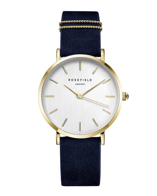 ROSEFIELD Women's Watch The West Village Blue Gold WBUG-W70