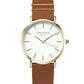 ROSEFIELD Women's Watch The West Village Blush Cognac Gold WWCG-W86