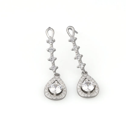 AMORETTO MILANO stud earrings made of 925 silver zirconia drops A110040
