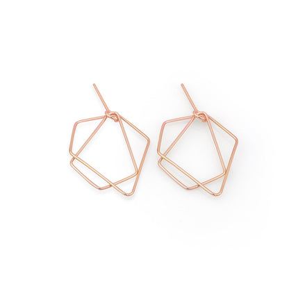 Clous d'oreilles AMORETTO MILANO modernes en argent 925 A110113