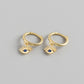 AMORETTO MILANO earrings hoop earrings made of 925 silver eye A110080