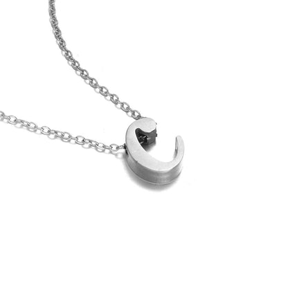 AMORETTO MILANO Buchstaben Kette „Lettera“ Edelstahl
