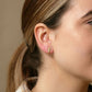 AMORETTO MILANO hoop earrings snake made of 925 silver A110079