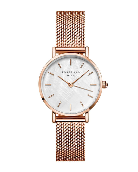 ROSEFIELD Women's Watch The Small Edit White Rose Gold 26WR-265 26WR-265