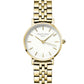 ROSEFIELD women's watch The Small Edit White Steel Gold 26WSG-267
