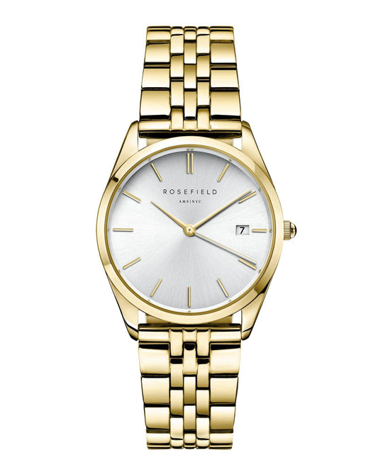ROSEFIELD Women's Watch The Ace Silver Sunray Gold ACSG-A03