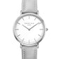 ROSEFIELD women's watch The Bowery White Gray Silver