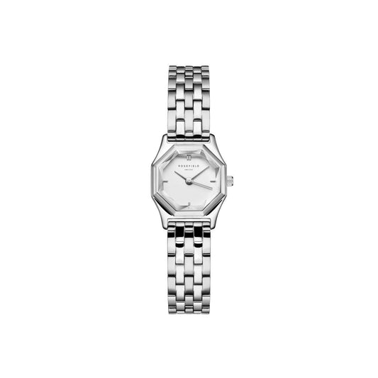 ROSEFIELD Women's Watch Gemme White Steel Silver GWSSS-G04