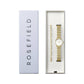 ROSEFIELD Damen Set Uhr Small Edit White Gold + Hammered Chainlink Armband Gold Edelstahl 26WGSG-X278