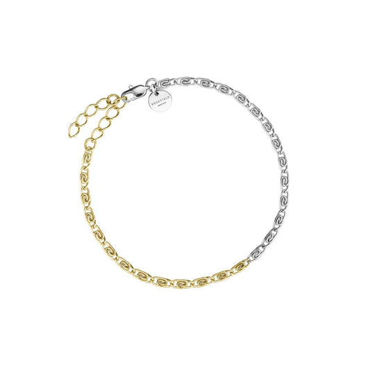 ROSEFIELD Armband Bicolor Swirl Bracelet Gold Silber Edelstahl JBDSG-J706