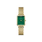 ROSEFIELD Women's Watch Octagon XS Emerald Green Square Steel Gold OEGSG-O79