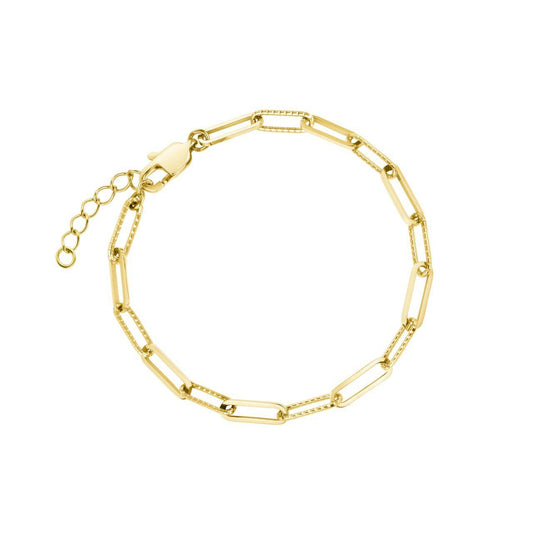 ROSEFIELD Bracelet Hammered Chain Bracelet Gold JBHCG-J595