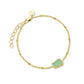 ROSEFIELD Armband Organic Gemstone Bracelet Jade Gold JBOGG-J656