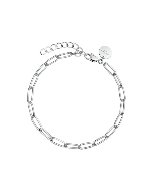 ROSEFIELD Bracelet Rectangle Chain Bracelet Silver JBRCS-J562
