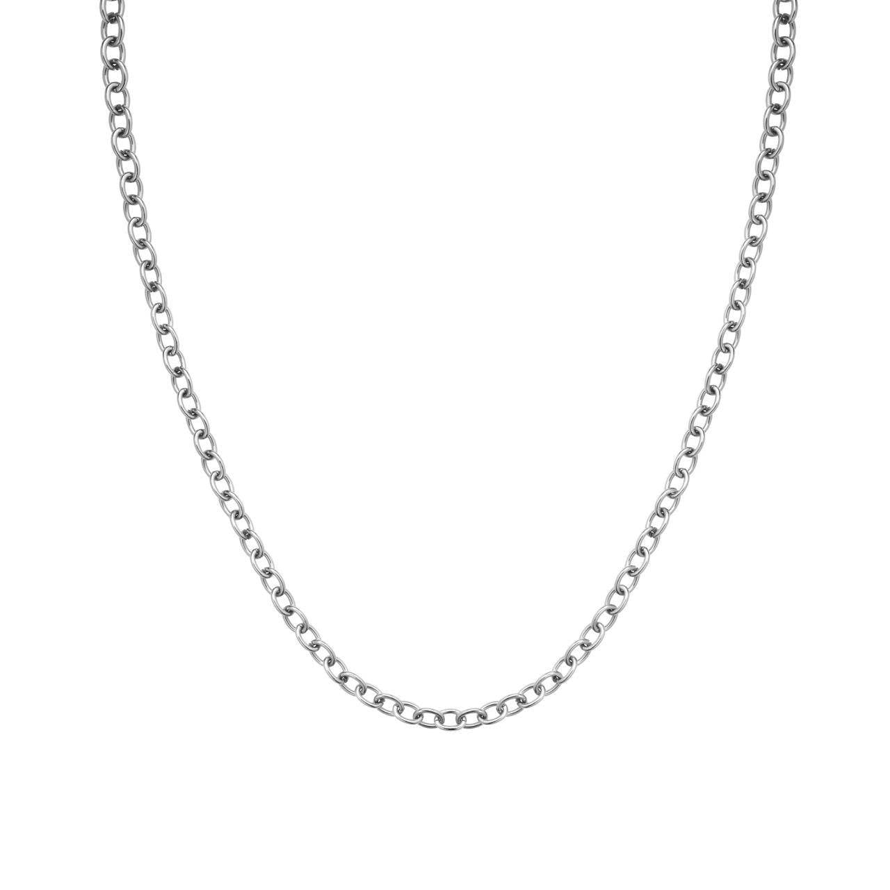 ROSEFIELD Halskette Oval Chainlink Necklace Silver JNOCS-J627