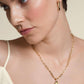 ROSEFIELD Halskette Rectangle Chain Necklace Gold JNRCG-J564