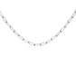 ROSEFIELD Halskette Rectangle Chain Necklace Silver JNRCS-J565