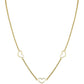 ROSEFIELD Halskette Triple Heart Necklace Gold JNTHG-J535
