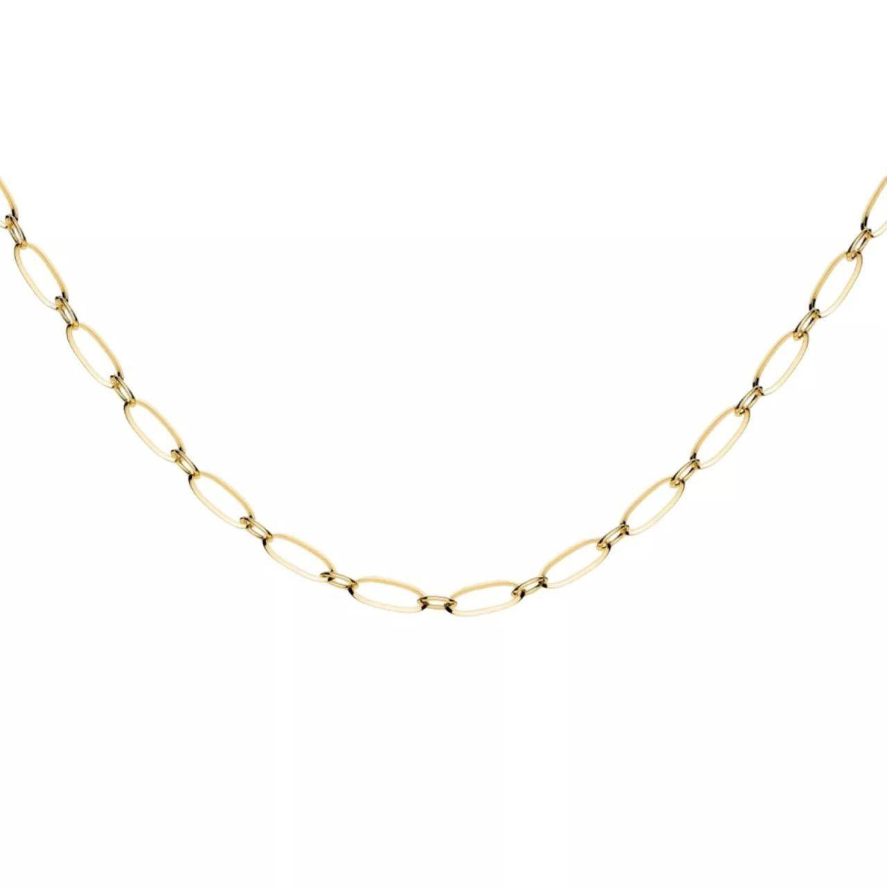 ROSEFIELD Halskette Oval Necklace Gold JNOLG-J543